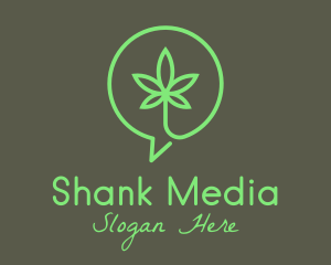 Cannabis Leaf Marijuana logo design