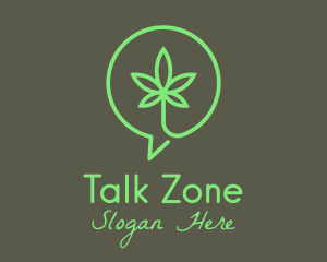 Cannabis Leaf Marijuana logo