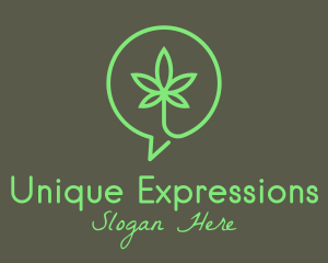 Cannabis Leaf Marijuana logo design