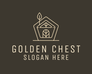 Golden Garden House logo design