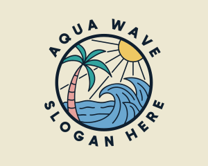 Summer Beach Wave logo