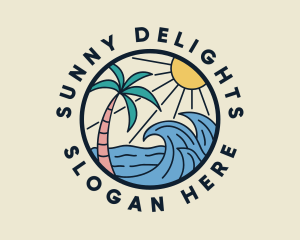 Summer Beach Wave logo
