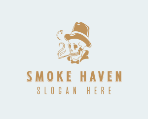 Skull Gentleman Smoker logo