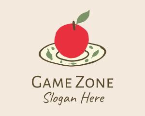 Organic Apple Plate logo