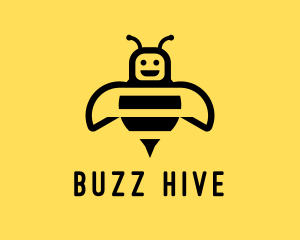 Bumblebee Bee Robot logo