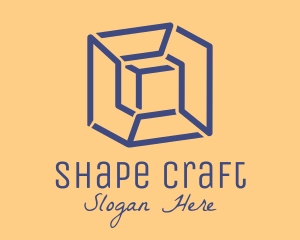 Cube Box Shape logo