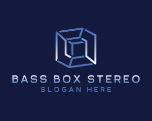 Cube Box Shape logo design