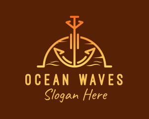 Sunset Sea Anchor logo