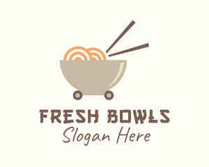 Soup Bowl Cart logo design