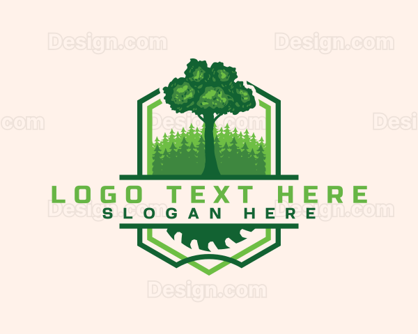 Nature Tree Woodwork Logo