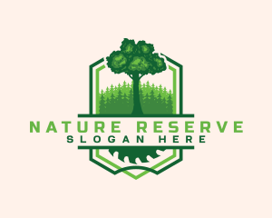 Nature Tree Woodwork logo design