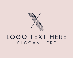 Beauty Blogger Letter X  logo