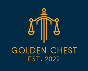 Golden Scale Law Firm logo design