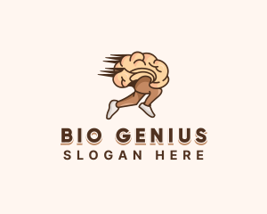 Brain Running Intelligence logo design