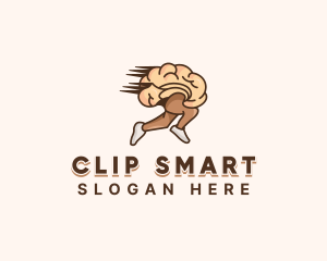 Brain Running Intelligence logo design