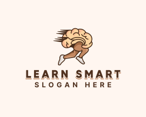 Brain Running Intelligence logo design