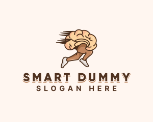 Brain Running Intelligence logo design