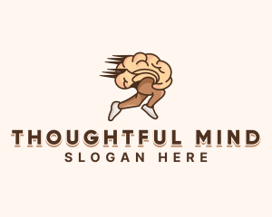 Brain Running Intelligence logo design