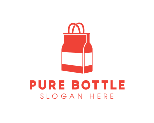 Bottle Shopping Bag logo