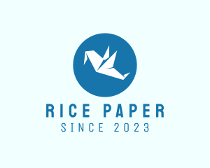 Paper Swan Origami logo design