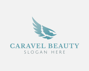 Beauty Angel Wings logo design