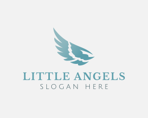 Beauty Angel Wings logo design