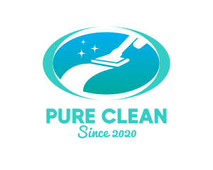 Deep Cleaning Vacuum  logo design