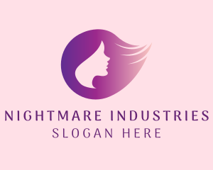 Woman Hair Beauty Salon Logo