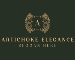 Elegant Flower Boutique logo design