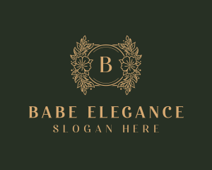 Elegant Flower Boutique logo design