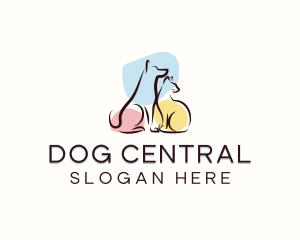 Animal Pet Grooming logo design