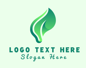 Herbal Botanical Leaf logo