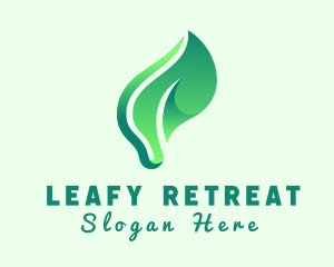 Herbal Botanical Leaf logo design