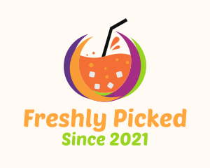 Tropical Fresh Drink logo design