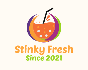 Tropical Fresh Drink logo design