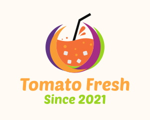 Tropical Fresh Drink logo design