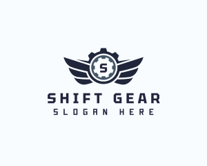 Gear Wing Mechanic logo design