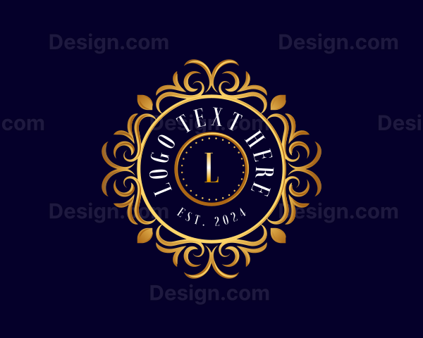 Floral Boutique Crest Logo