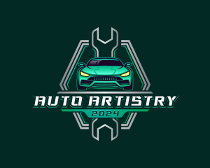 Car Auto Repair Mechanic Wrench logo