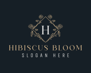 Natural Flower Garden logo design