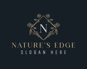 Natural Flower Garden logo design