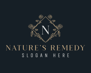 Natural Flower Garden logo design