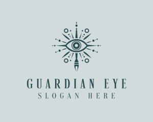 Mystic Bohemian Eye logo design