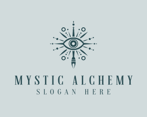 Mystic Bohemian Eye logo design