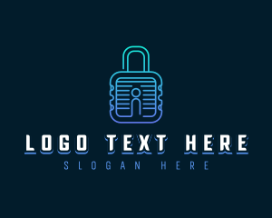 Cyber Protective Padlock logo