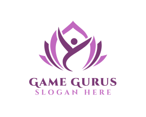 Purple Human Lotus logo