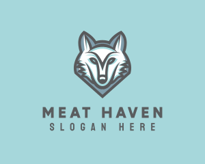 Canine Dog Wolf logo design