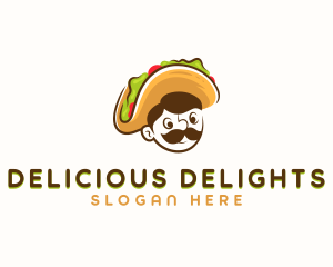 Tacos Burrito Mexican logo design