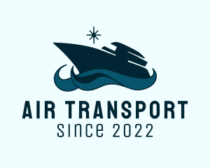 Cruise Boat Transportation  logo design