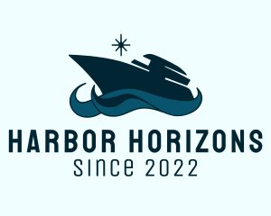 Cruise Boat Transportation  logo design